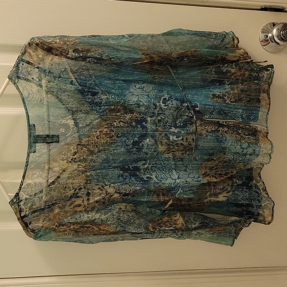 Laundry by Shelli Segal, size M, blue top with blue lining - Picture 2 of 7